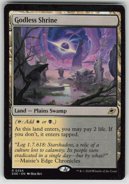 2025 Edge of Eternities 254 Godless Shrine