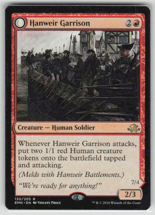 2016 Eldritch Moon 130a Hanweir Garrison