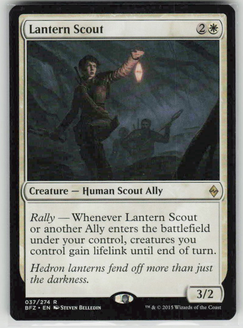 2015 Battle for Zendikar 37 Lantern Scout
