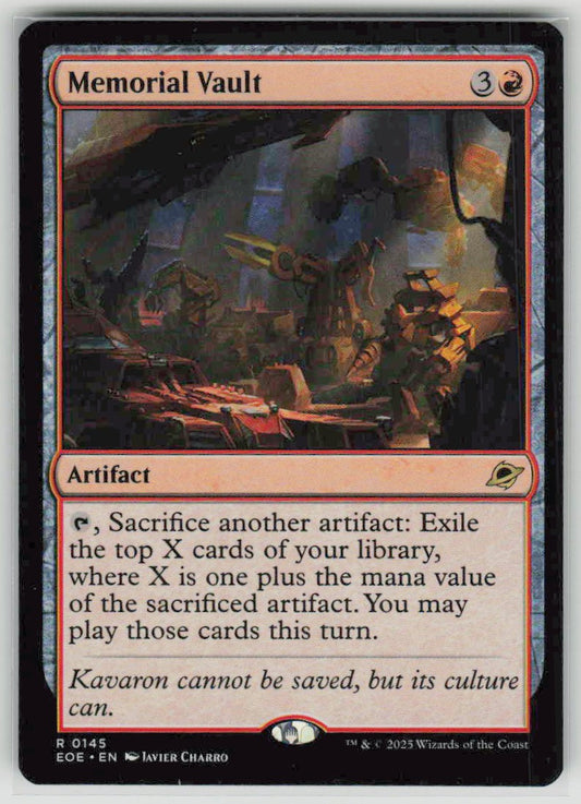 2025 Edge of Eternities 145 Memorial Vault