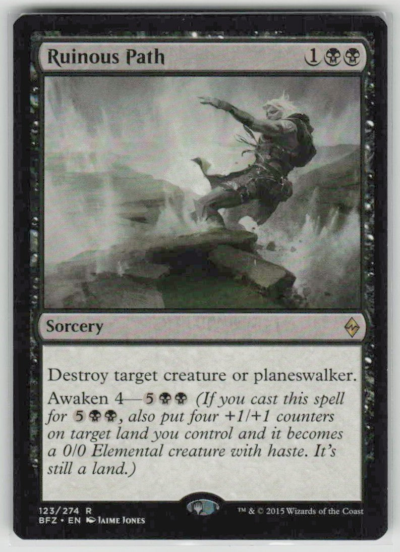2015 Battle for Zendikar 123 Ruinous Path