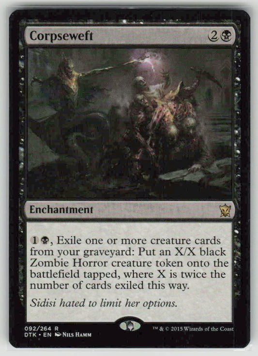 2015 Dragons of Tarkir 92 Corpseweft