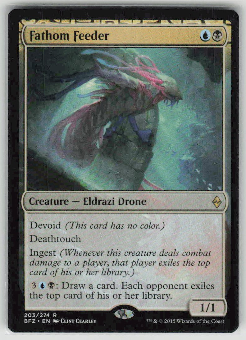 2015 Battle for Zendikar 203 Fathom Feeder