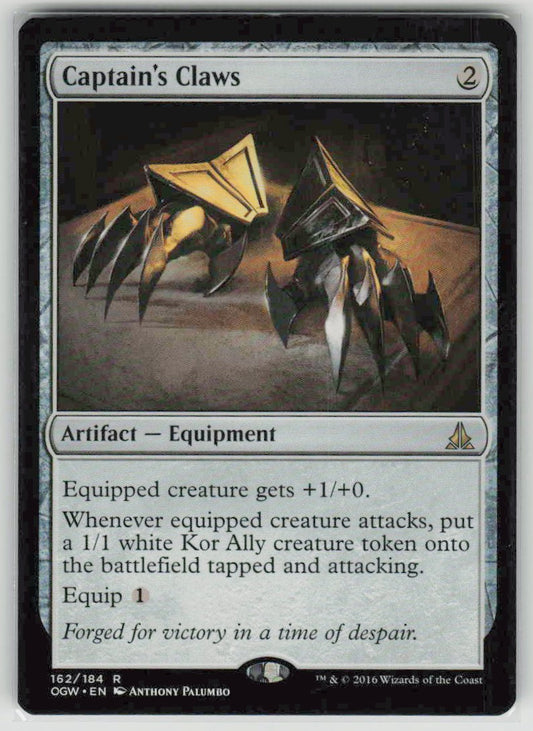 2016 Oath of the Gatewatch 162 Captain's Claws