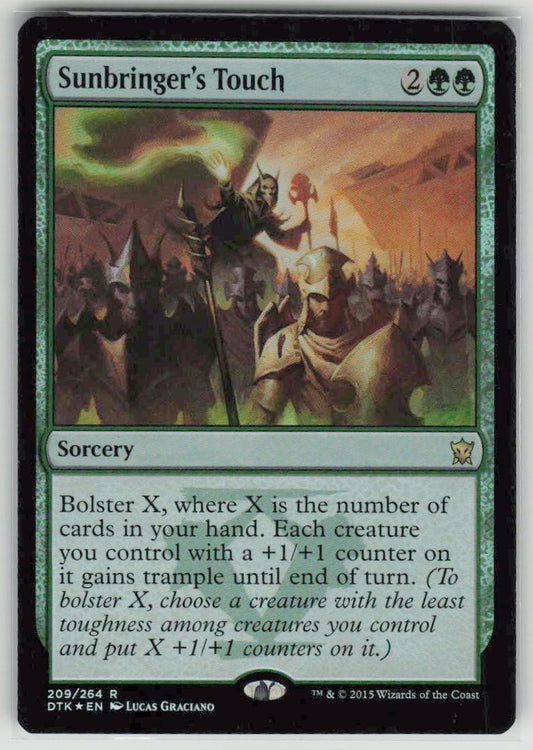 2015 Dragons of Tarkir 209 Sunbringer's Touch