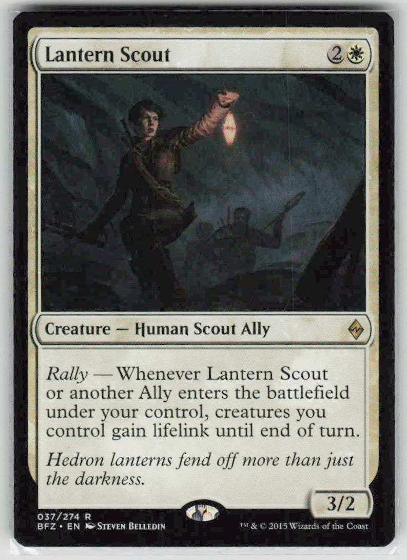 2015 Battle for Zendikar 37 Lantern Scout