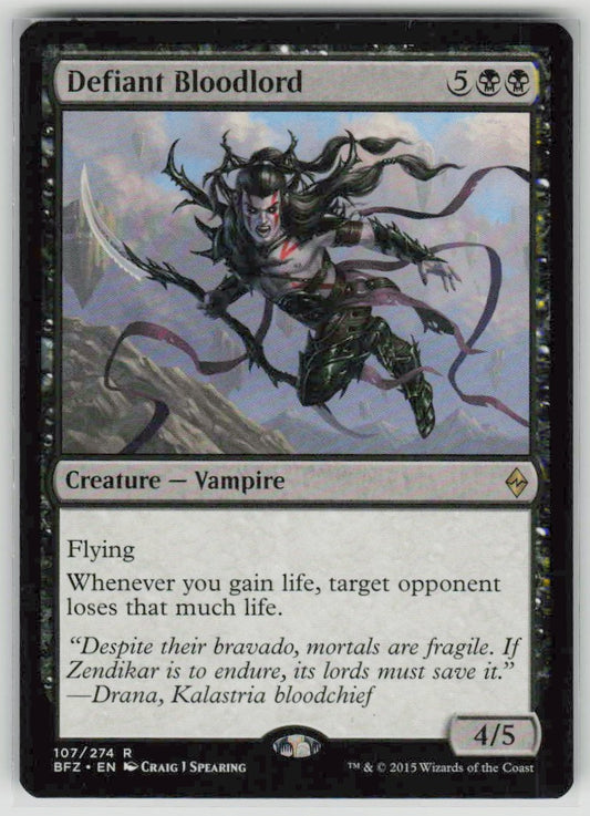 2015 Battle for Zendikar 107 Defiant Bloodlord
