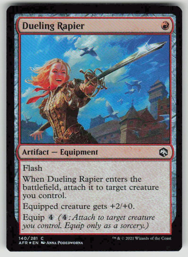 2021 Adventures in the Forgotten Realms 140 Dueling Rapier