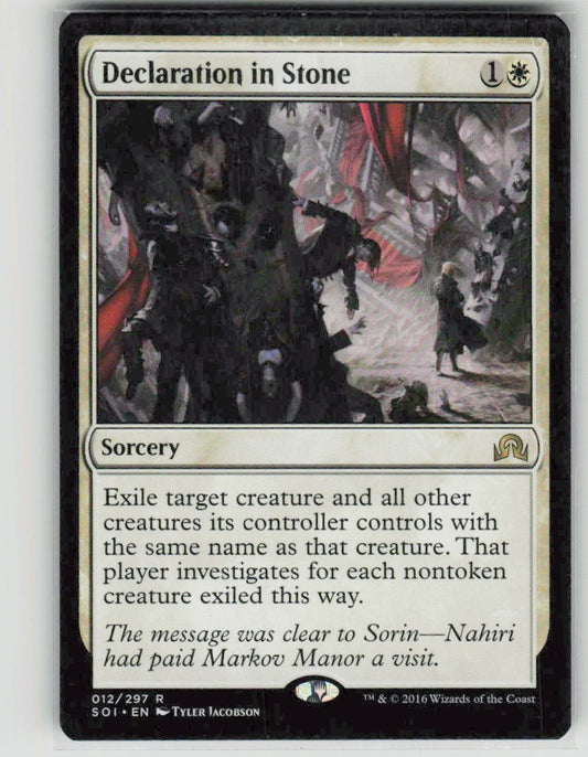2016 Shadows over Innistrad 12 Declaration in Stone