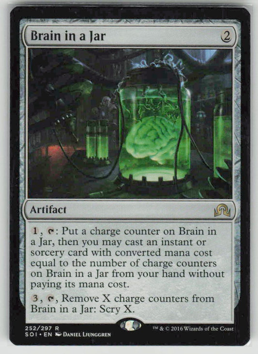 2016 Shadows over Innistrad 252 Brain in a Jar
