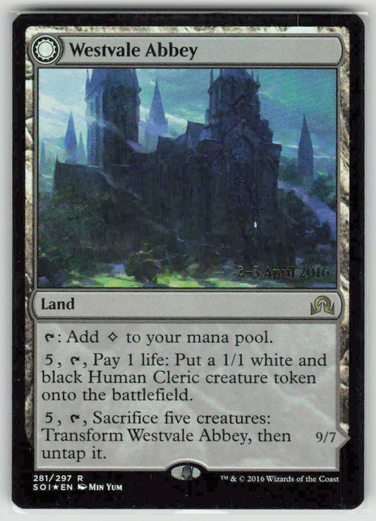 2016 Shadows over Innistrad 281 Westvale Abbey // Ormendahl, Profane Prince