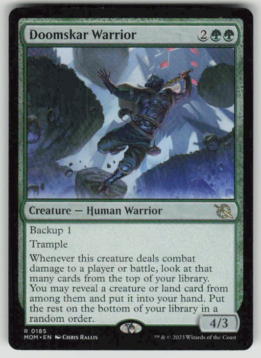 2023 March of the Machine 185 Doomskar Warrior