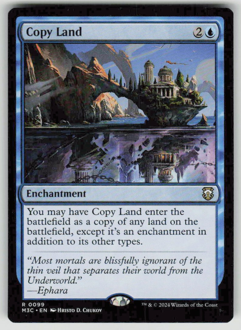 2024 Modern Horizons 3 Commander 99 Copy Land