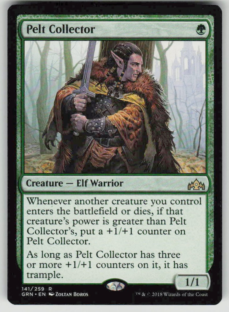 2018 Guilds of Ravnica 141 Pelt Collector