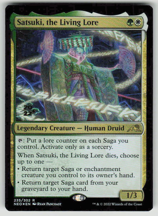 2022 Kamigawa: Neon Dynasty 235 Satsuki, the Living Lore