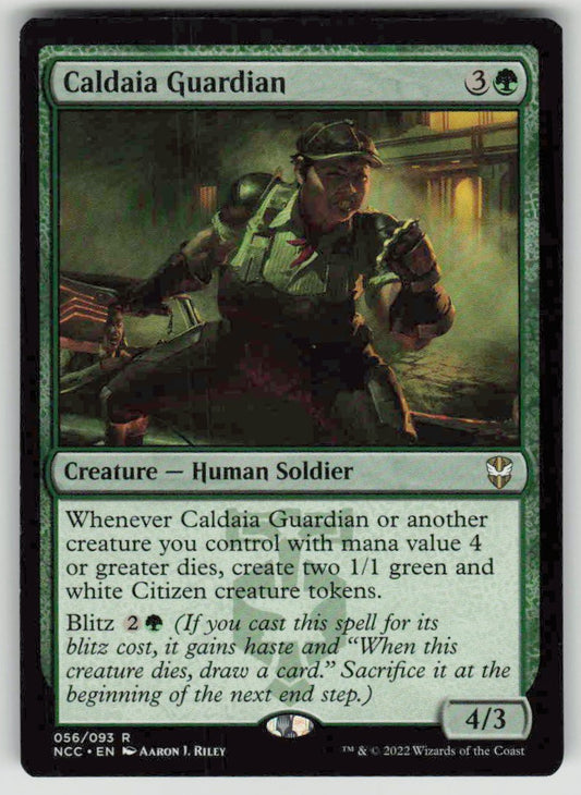 2022 New Capenna Commander 56 Caldaia Guardian