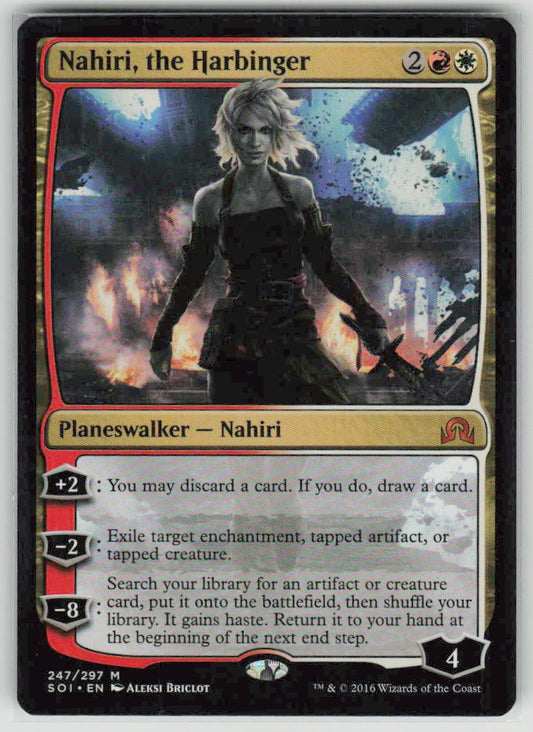 2016 Shadows over Innistrad 247 Nahiri, the Harbinger