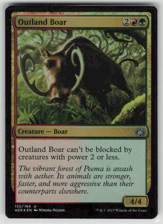 2017 Aether Revolt 132 Outland Boar
