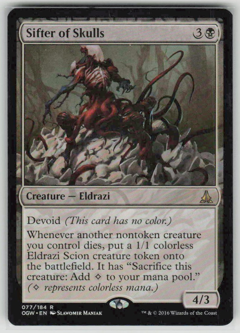 2016 Oath of the Gatewatch 77 Sifter of Skulls