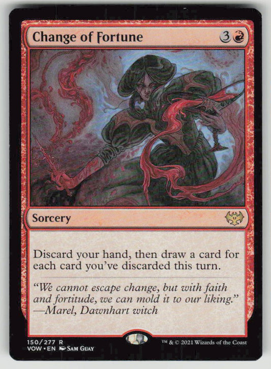 2021 Innistrad: Crimson Vow 150 Change of Fortune