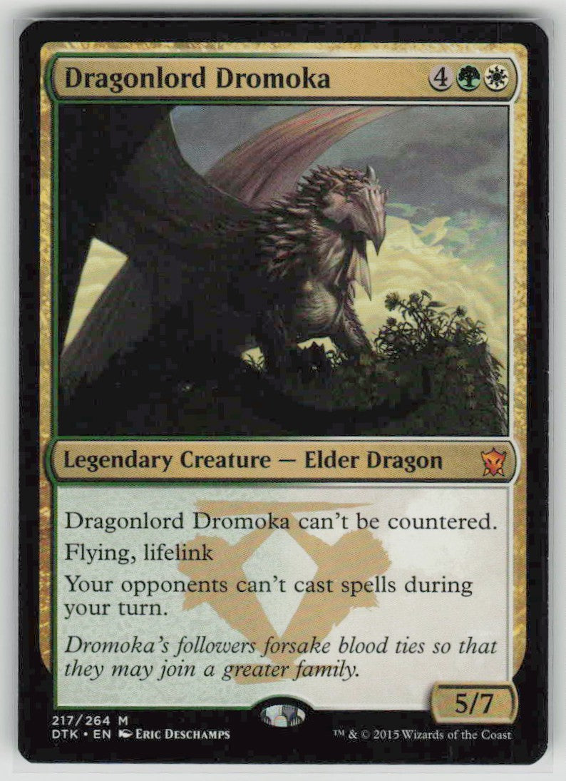 2015 Dragons of Tarkir 217 Dragonlord Dromoka