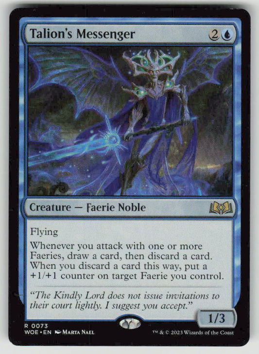 2023 Wilds of Eldraine 73 Talion's Messenger
