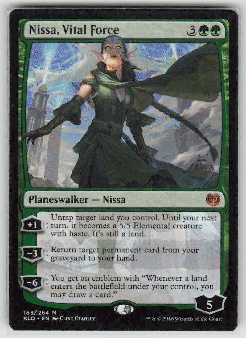 2016 Kaladesh 163 Nissa, Vital Force