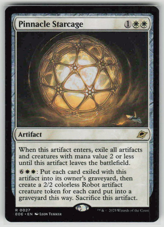 2025 Edge of Eternities 27 Pinnacle Starcage