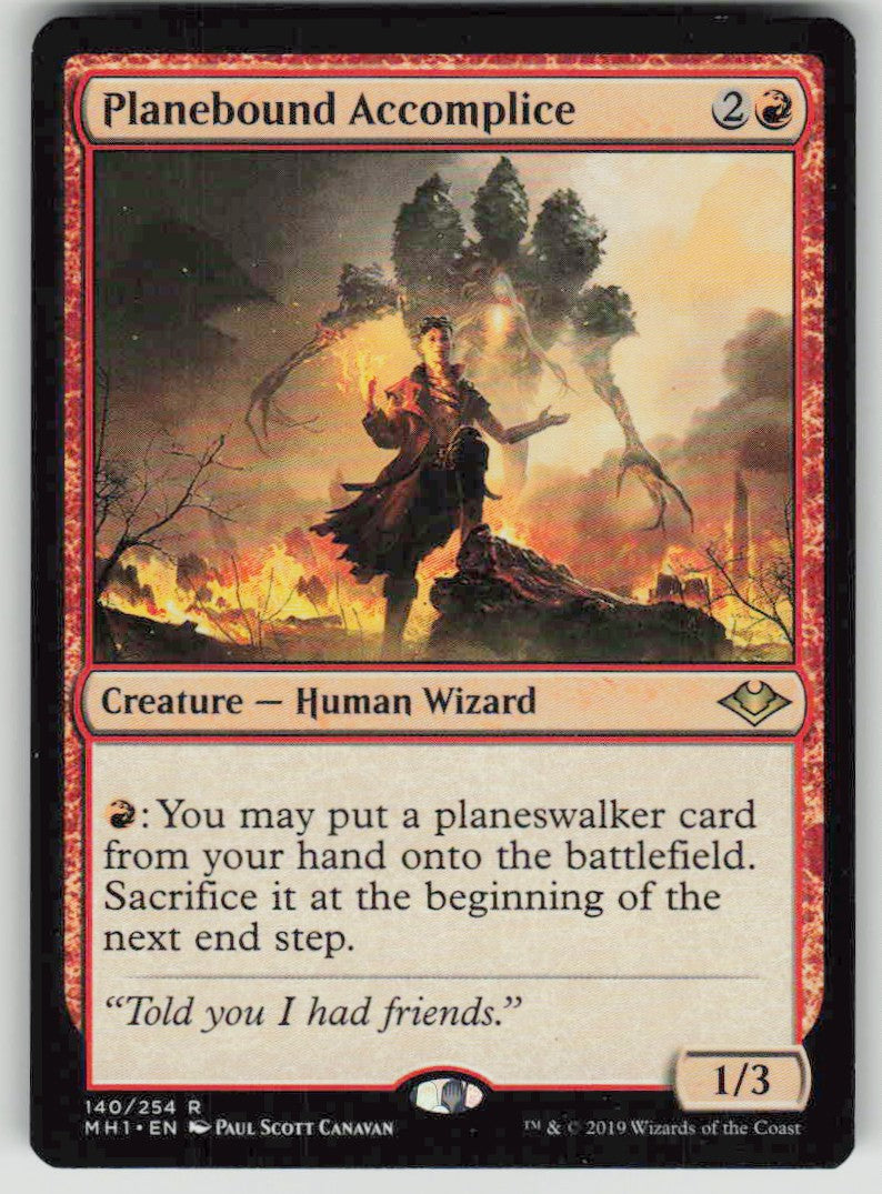 2019 Modern Horizons 140 Planebound Accomplice