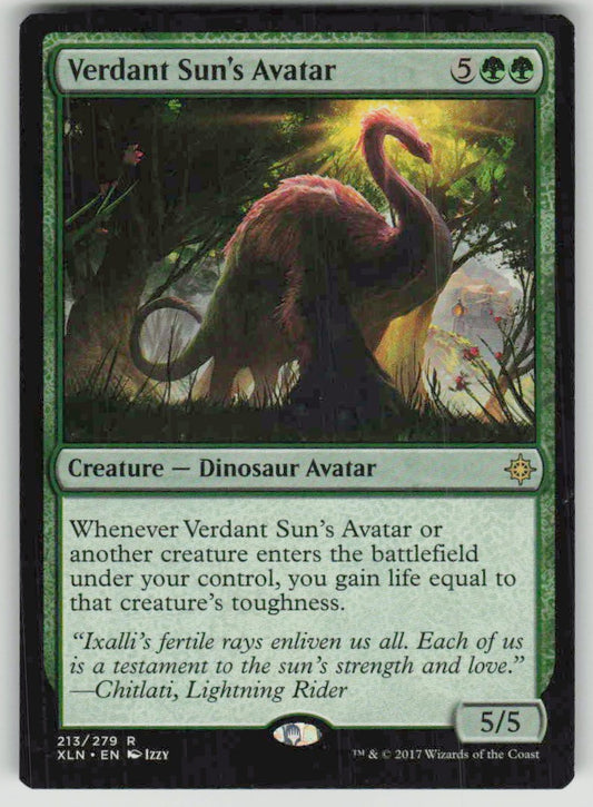 2017 Ixalan 213 Verdant Sun's Avatar