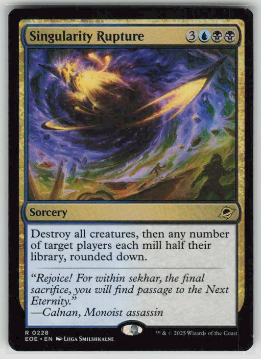 2025 Edge of Eternities 228 Singularity Rupture