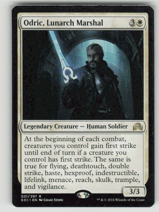 2016 Shadows over Innistrad 31 Odric, Lunarch Marshal