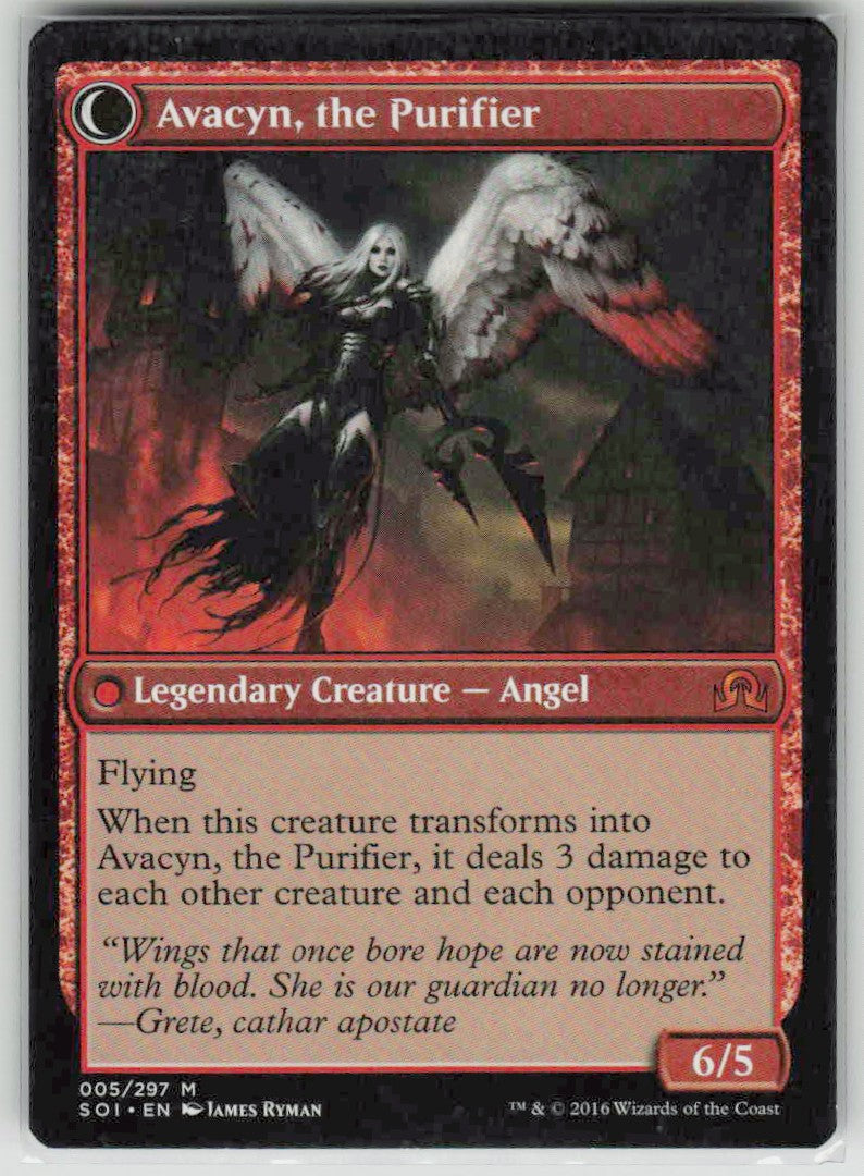 2016 Shadows over Innistrad 5 Archangel Avacyn // Avacyn, the Purifier