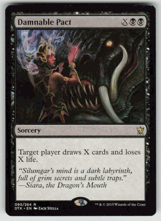 2015 Dragons of Tarkir 93 Damnable Pact
