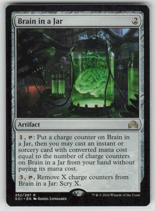 2016 Shadows over Innistrad 252 Brain in a Jar
