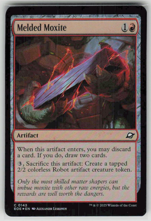 2025 Edge of Eternities 143 Melded Moxite
