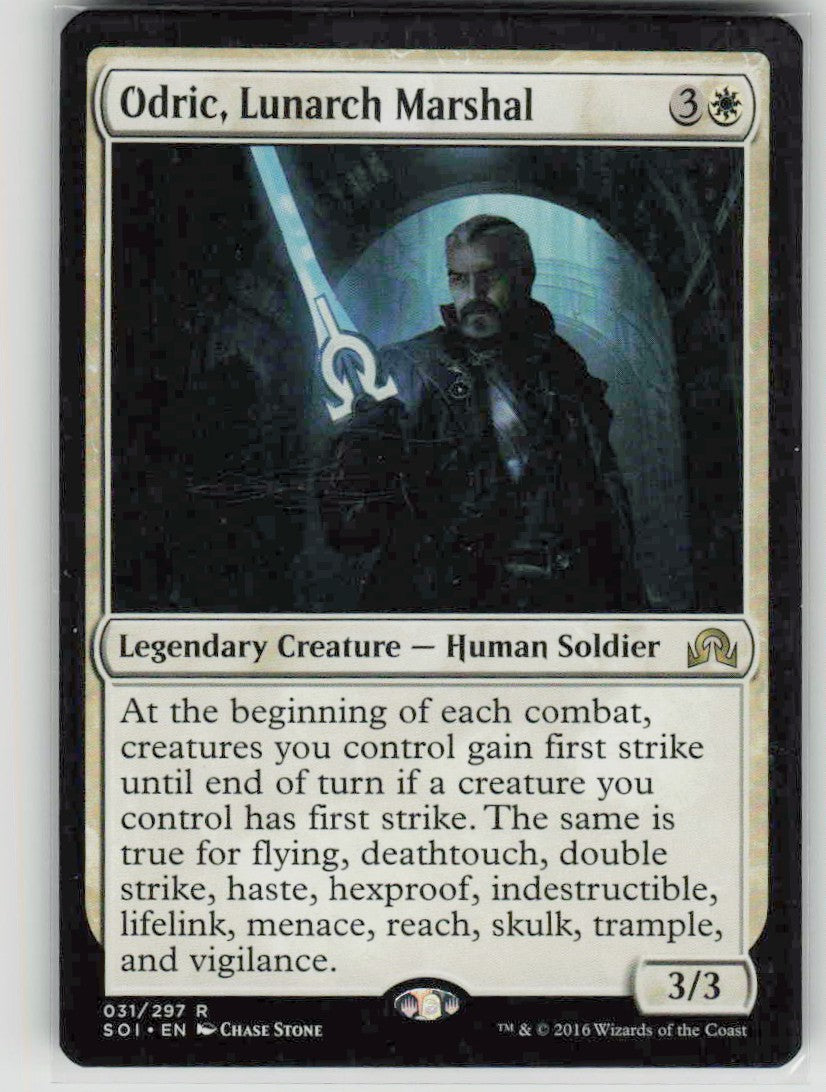 2016 Shadows over Innistrad 31 Odric, Lunarch Marshal