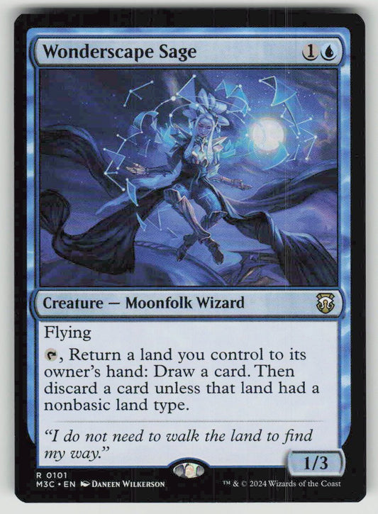 2024 Modern Horizons 3 Commander 101 Wonderscape Sage