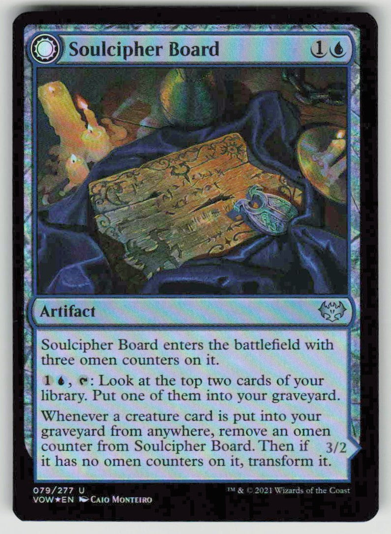 2021 Innistrad: Crimson Vow 79 Soulcipher Board // Cipherbound Spirit