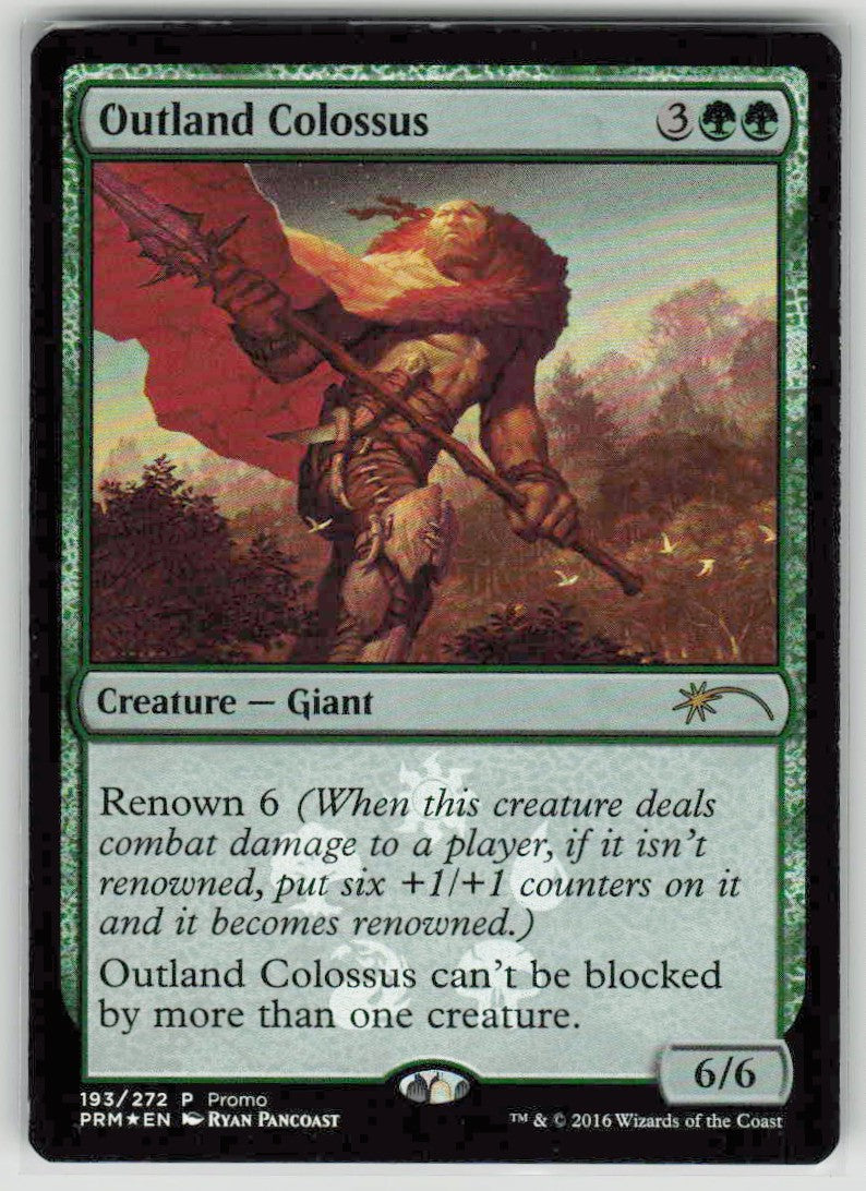 2015 Magic Origins Promos 193 Outland Colossus