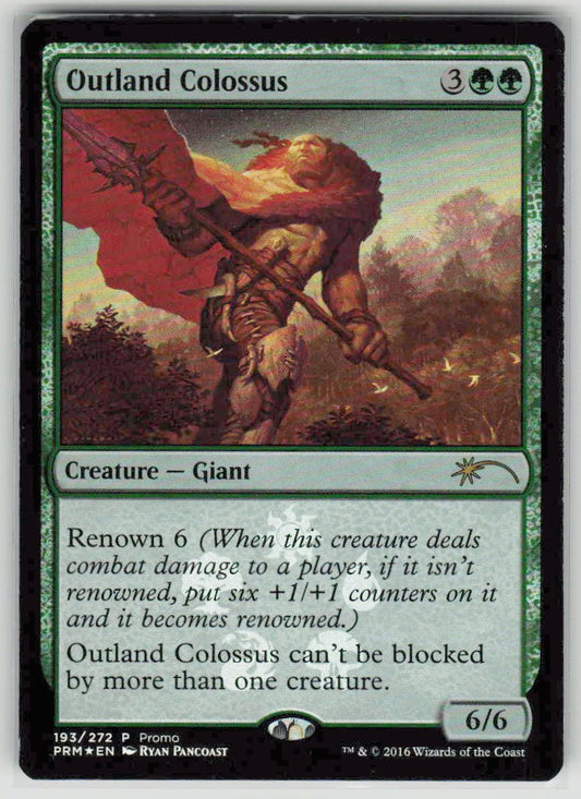 2015 Magic Origins Promos 193 Outland Colossus