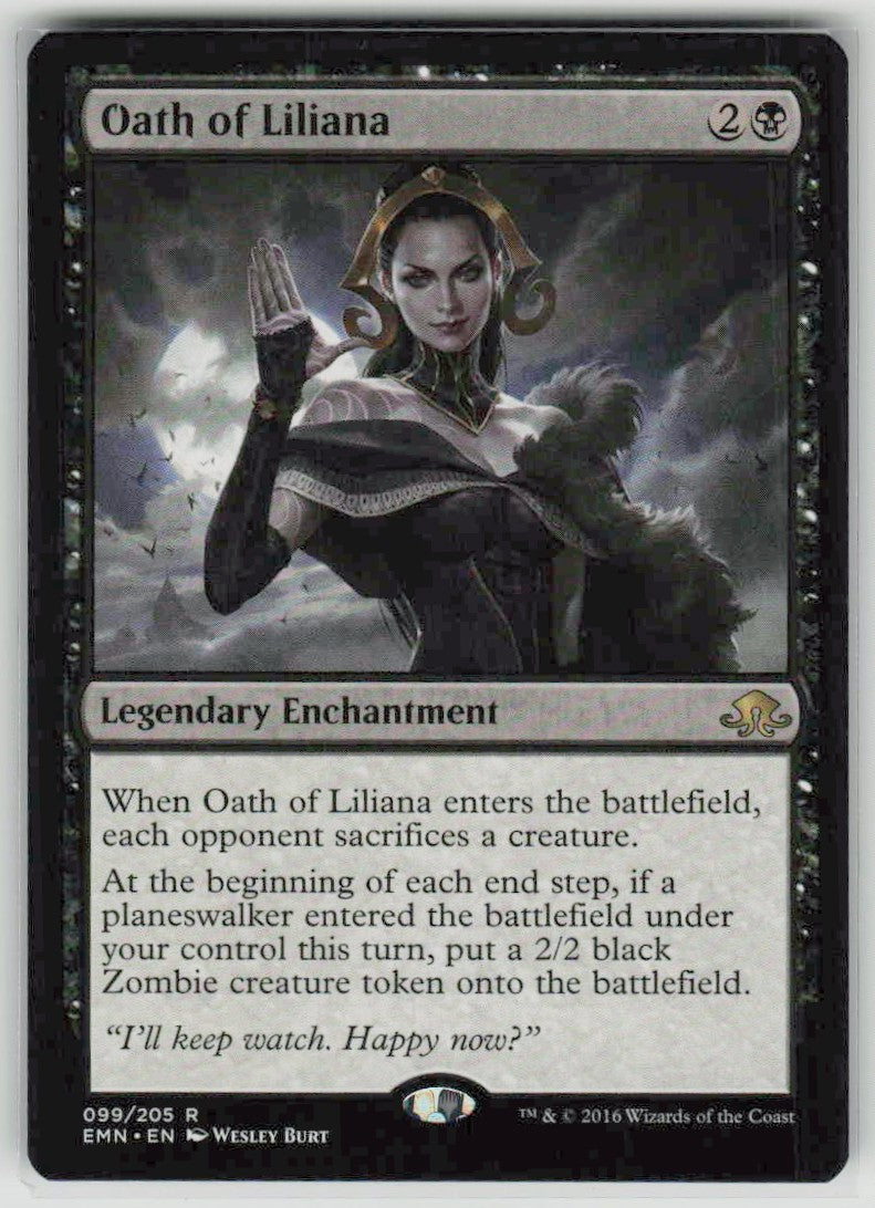 2016 Eldritch Moon 99 Oath of Liliana