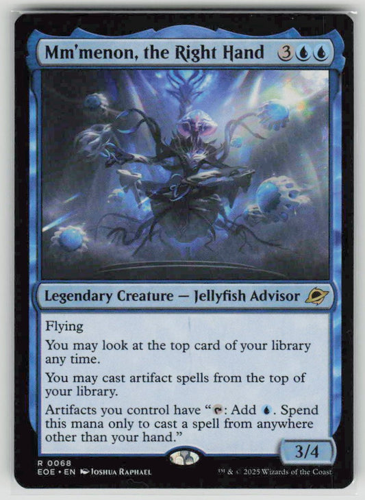 2025 Edge of Eternities 68 Mm'menon, the Right Hand