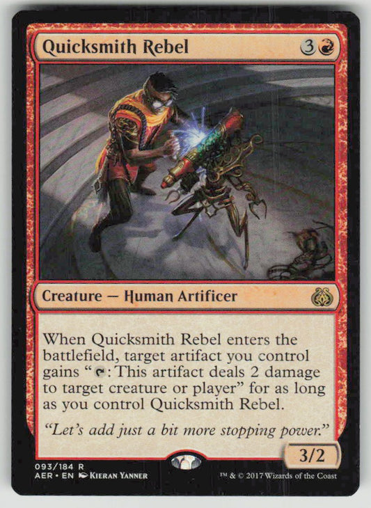 2017 Aether Revolt 93 Quicksmith Rebel