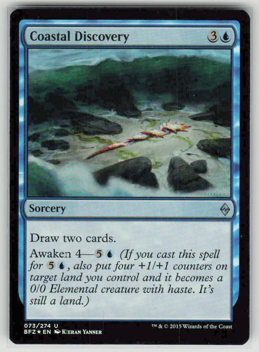 2015 Battle for Zendikar 73 Coastal Discovery