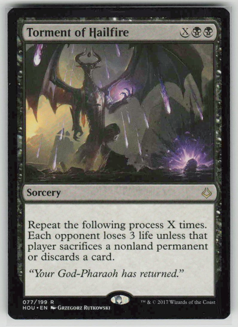 2017 Hour of Devastation 77 Torment of Hailfire