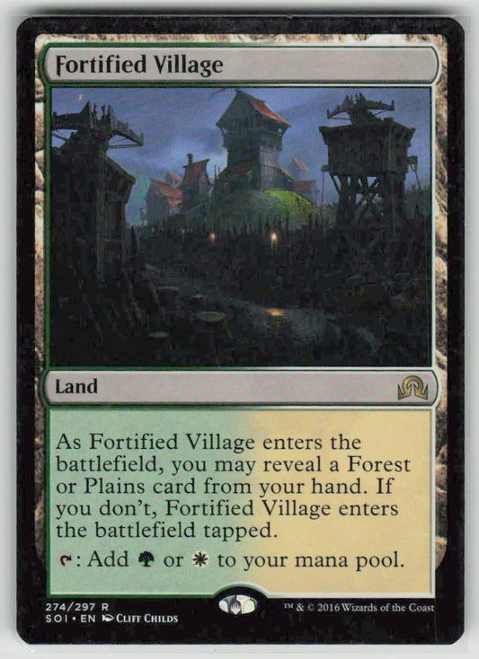 2016 Shadows over Innistrad 274 Fortified Village