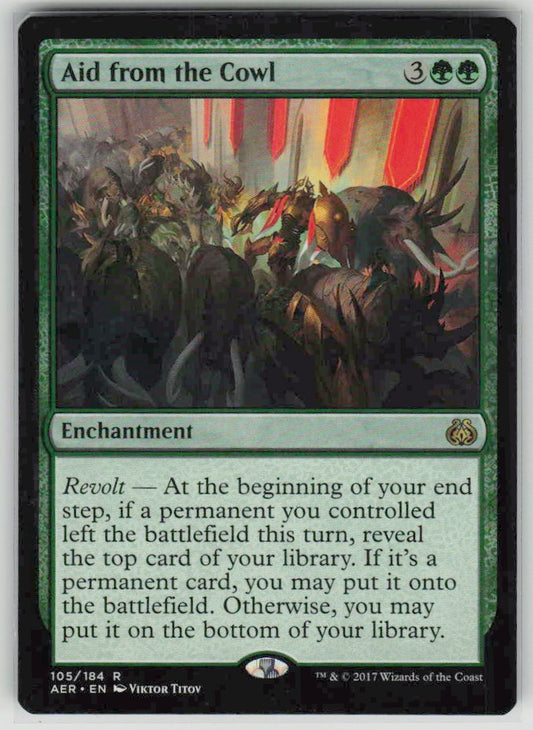 2017 Aether Revolt 105 Aid from the Cowl