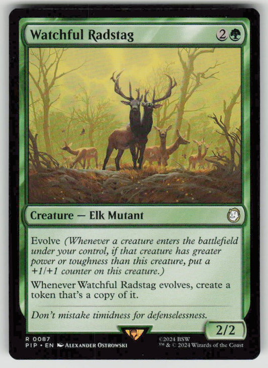 2024 Fallout 87 Watchful Radstag