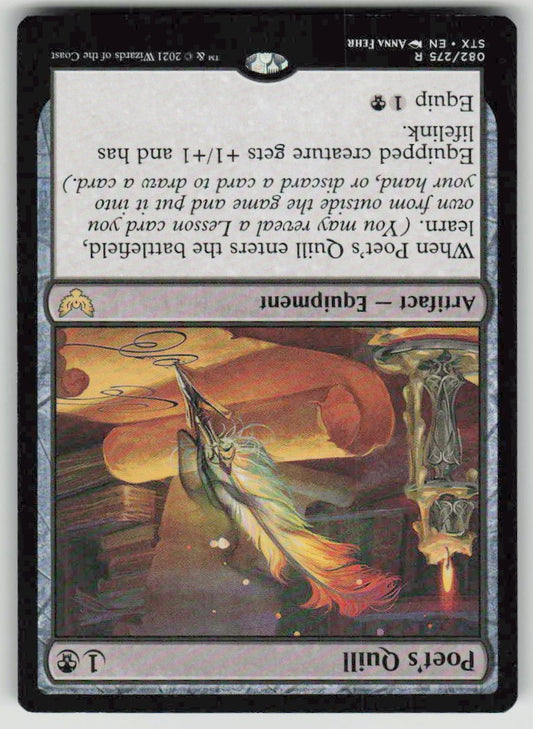 2021 Strixhaven: School of Mages 82 Poet's Quill
